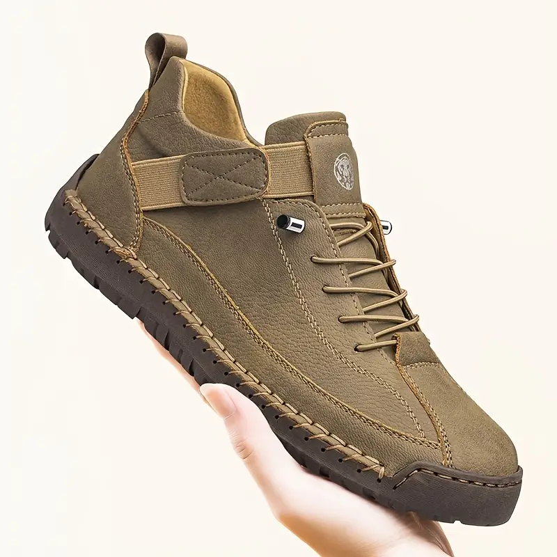 Handmade Men'S Shoes, Men'S Sports Casual High-Top Shoes